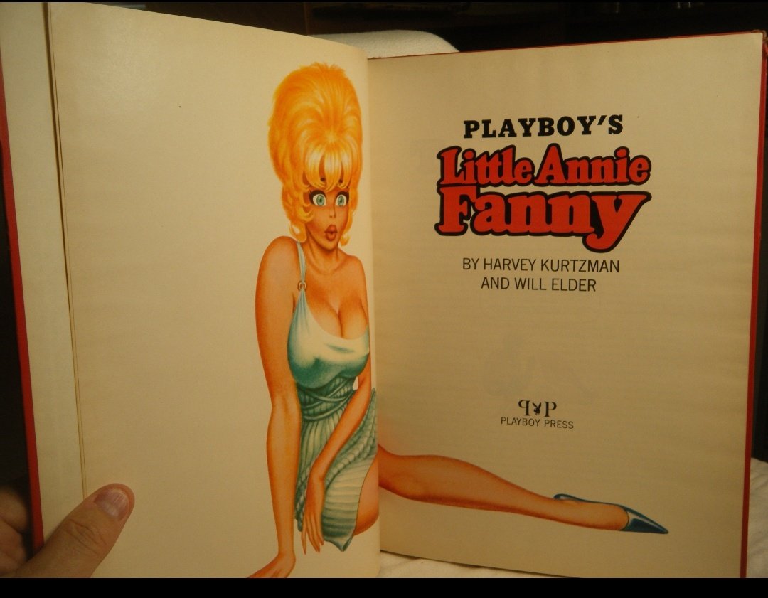 3枚目の絵
米PLAYBOYに連載してたLittle Annie Fannyの↓の絵まんま真似した？
（ちゃんとした絵の画像データが見つからなくて残念）
