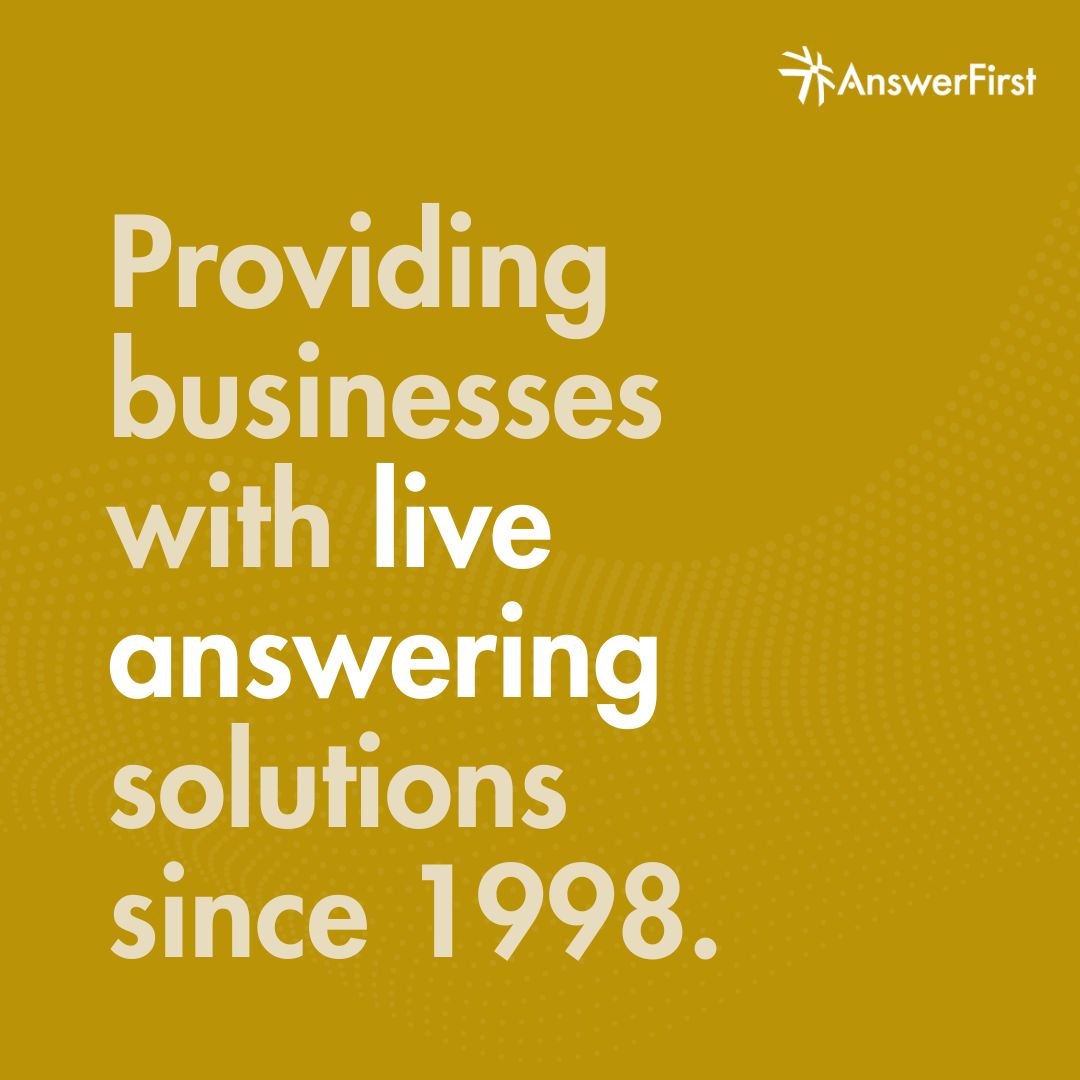 answerfirst's tweet photo. 25+ years of helping businesses stay connected with their customers 🫱🏻‍🫲🏼 #answeringservice #liveanswering #callanswering #AnswerFirs https://t.co/B4H00xpuAS