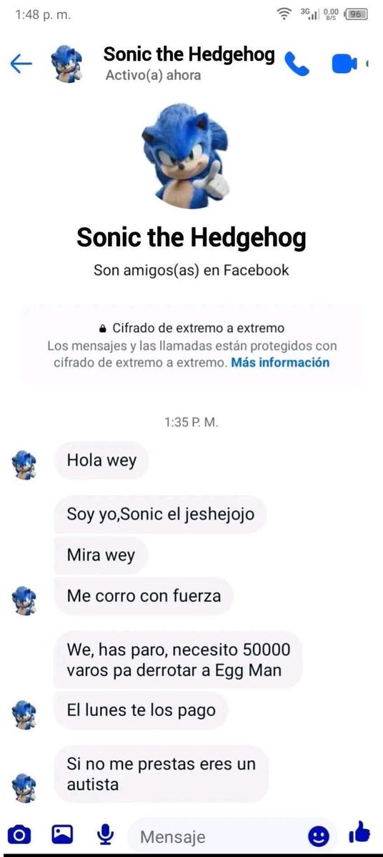Sip es el verdadero sonic