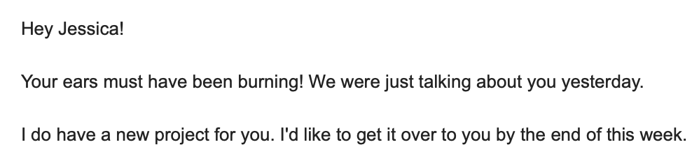 CreatesJessica's tweet photo. Should I be nervous that a brand responded to me with this? 😅 https://t.co/ROsDcndREz