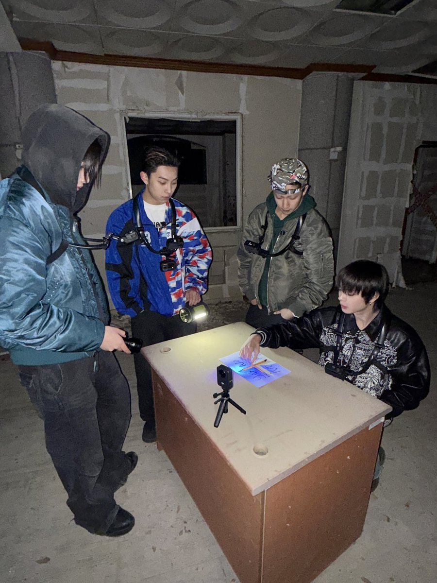 iohyvl's tweet photo. Another episode, another set of vocal cords destroyed. 👻🎤 Episode 6 of 4shoboshow is out now! Watching us lose our minds in the haunted house was definitely an experience. https://t.co/hczrRjMinP
