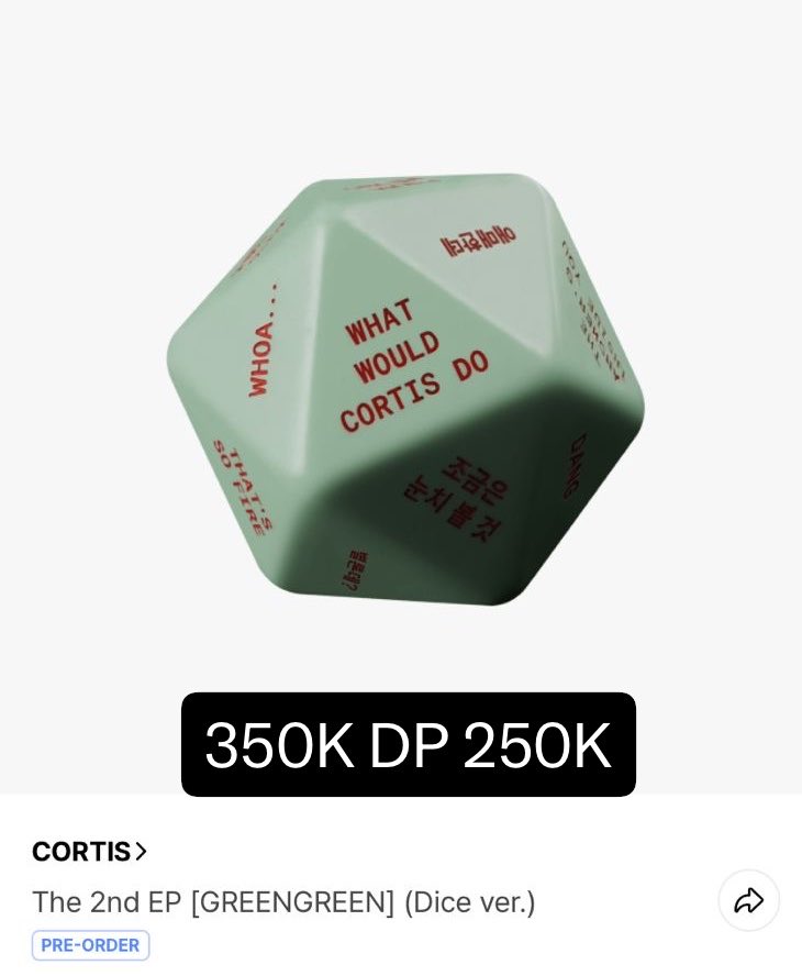_ricatiixid_'s tweet image. #pre #wts #sell #po 

Pre-order 
Album CORTIS  GREENGREEN 

Bersih ina ✅
Include ems tax 

Go wa ✅
Go LINE ✅

#trusted 

#cortis #greengreen #dice #vinyl #redred #albumgreengreen