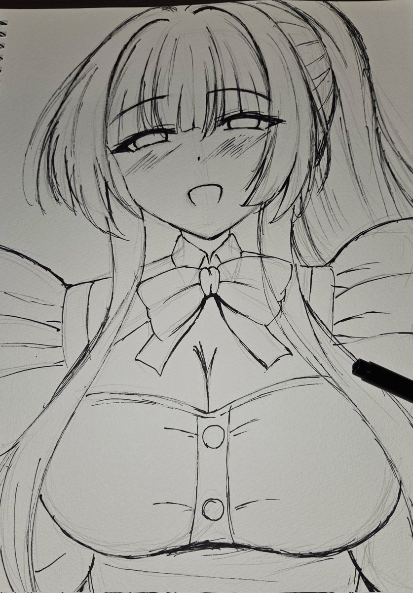ホテル暇すぎたので
メイドノア落書き! 