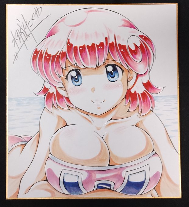 色紙出来ました!合計4枚です こちらは一応センシティブで