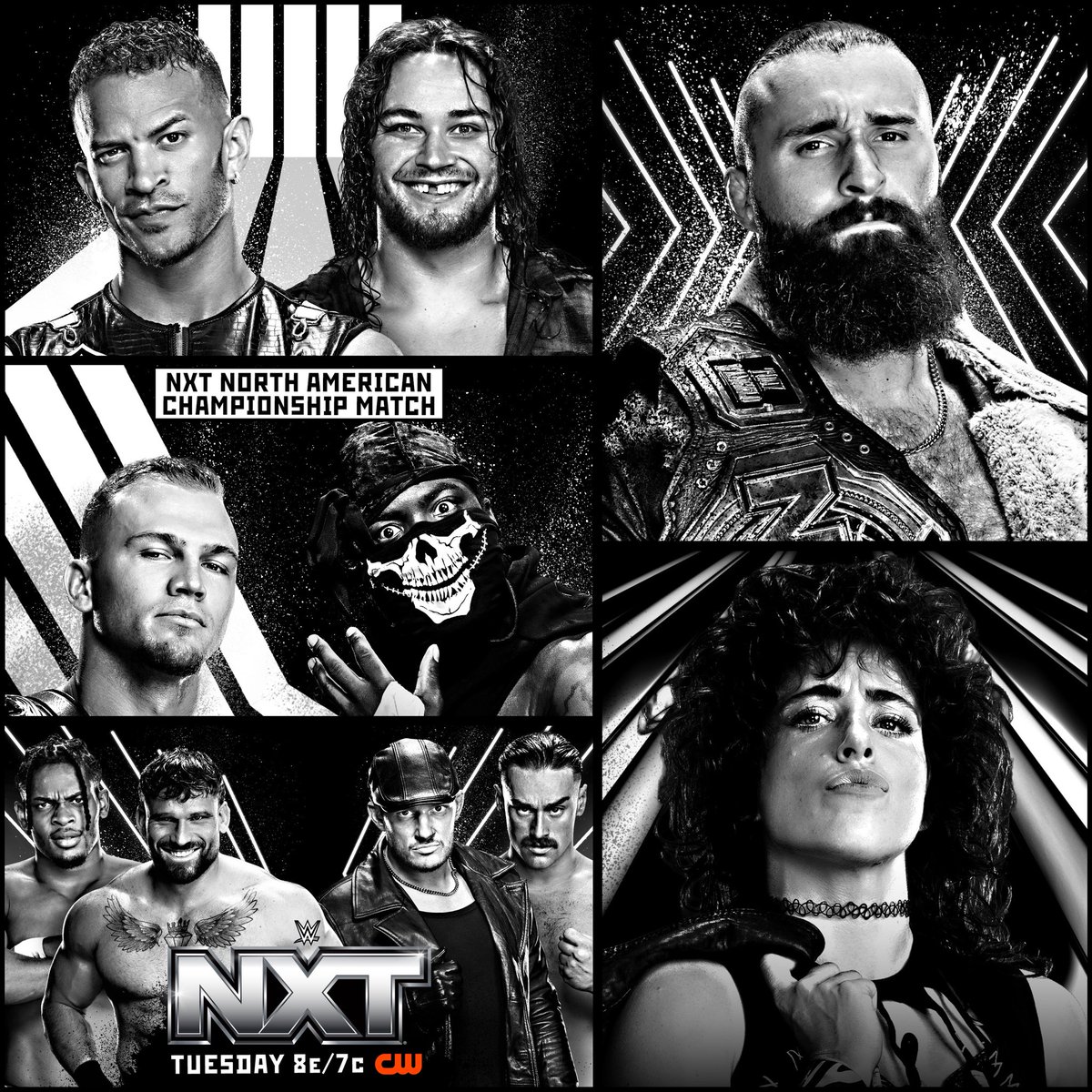 WWEChipDanning's tweet image. TONIGHT on #WWENXT 🔥

Who will be the next to challenge @TonyDangeloWWE for the NXT Championship?

NXT North American Championship 
@mylesborne_wwe vs @SaquonOffWwe 

@starkmanjones vs @shiloh_wwe 

The debut of @LizzyRain_wwe 

@EKProsperr @dorianvanduxwwe vs @Stacks_WWE