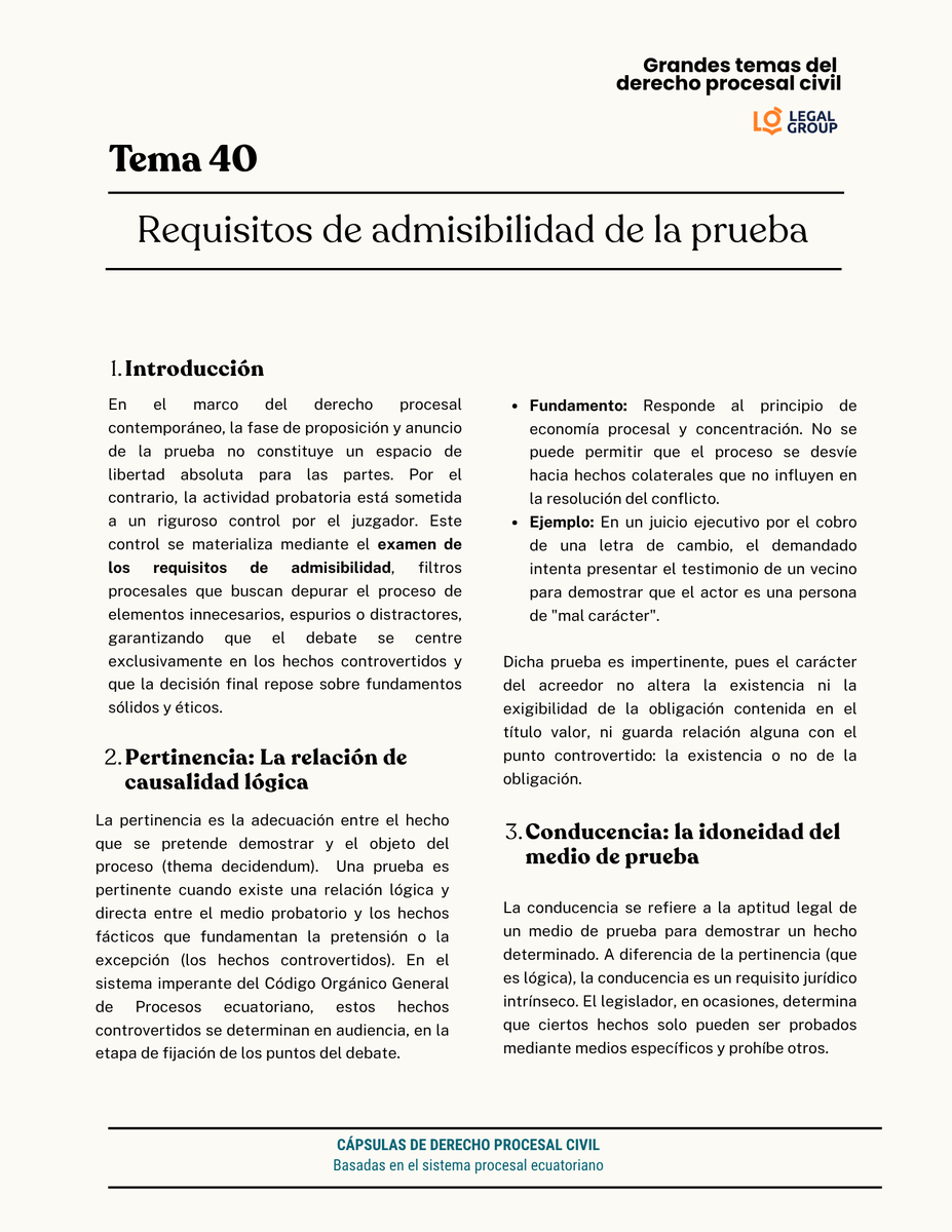 Cápsulas Procesales tweet media