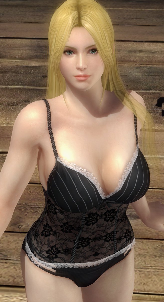 5エレナ様にはマティーニやゴッドファーザーに隠れたヤベー衣装がある
こちら見た目は完全にネグリジェでありながら恐ろしい事に水着なのである

この頃からVVみたいに水着だからセーフみたいな事をしててウケるのである
#DOA5LR