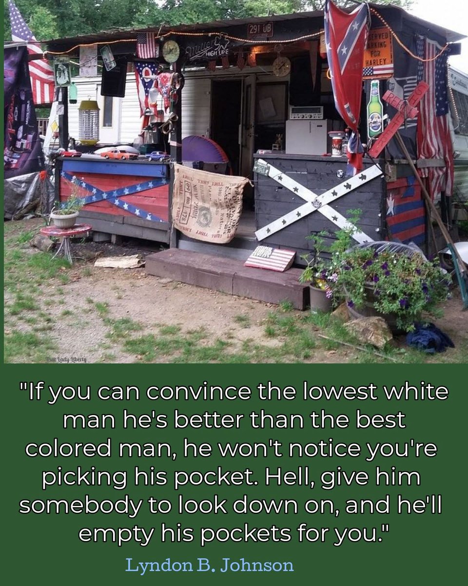 When I say racism is expensive, I think racists believe I'm talking about a direct cost to them. What I'm actually talking about is what LBJ said. And now, we're all paying the cost from gas to groceries just so racists can feel comfortable hating.