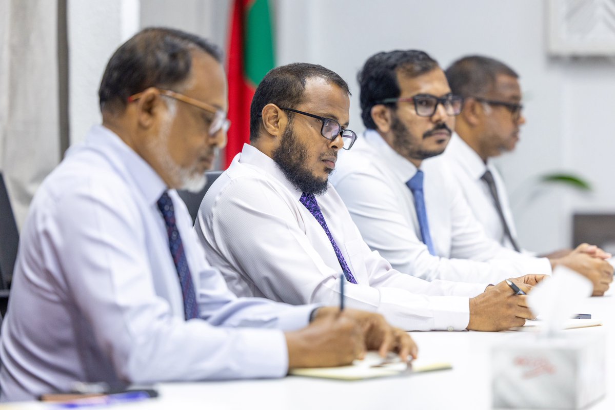 Dr. Edward Addai, UNICEF Representative to the Maldives, paid a courtesy call on Hon. Minister Ali Shareef to review the ongoing partnership and explore further avenues for cooperation between UNICEF and the Ministry of Climate Change, Environment and Energy.