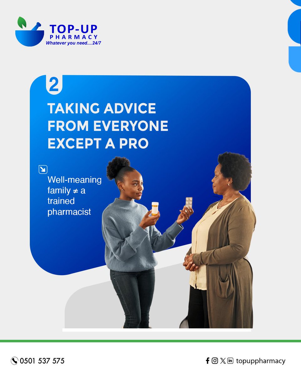 topuppharmacy's tweet photo. Some habits may seem small, but they can cause serious problems. 

These are some medicine mistakes your pharmacists wish you would stop. 

Visit us and speak to our pharmacists for the right guidance on safe and proper medicine use. #TopUpPharmacy https://t.co/SoN3kLj5og