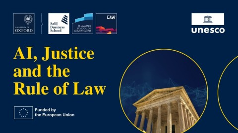 danjumaHY's tweet photo. AI, Justice, and the Rule of Law Course from Saïd Business School, University of Oxford, in partnership with UNESCO, Blavatnik School of Government,  Faculty of Law, University of Oxford, supports judges and judicial professionals in assessing AI through a human rights lens. https://t.co/IyD1ER3tWi