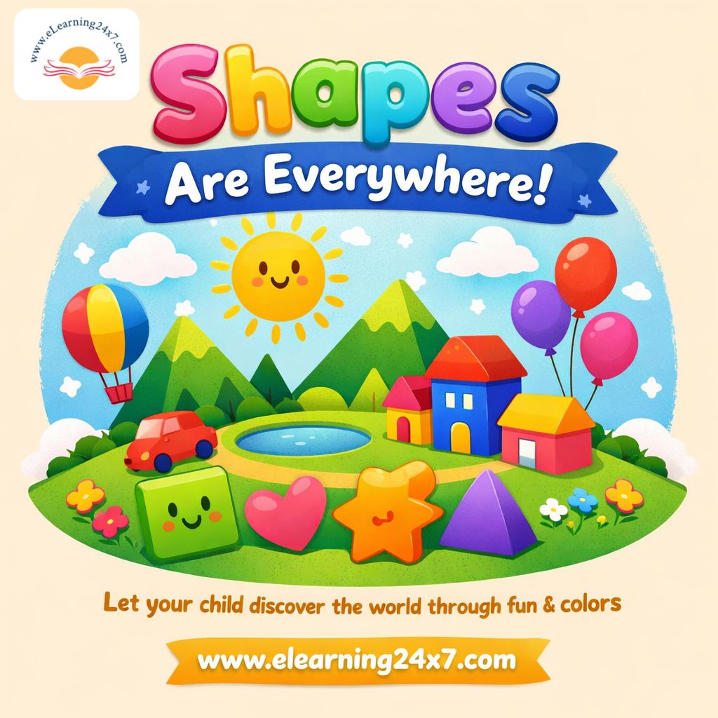 elearning24x7's tweet image. Shapes are everywhere — in the sky, in your home, and in your child’s imagination! 
Make learning colorful, and exciting with activities that build strong basics from the start.

elearning24x7.com 

#KidsLearning #ShapesForKids #FunLearning #EarlyEducation