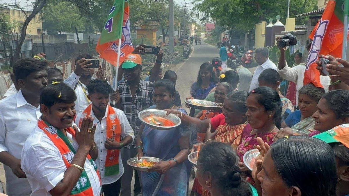 KRM RadhaKrishnan BJP tweet media