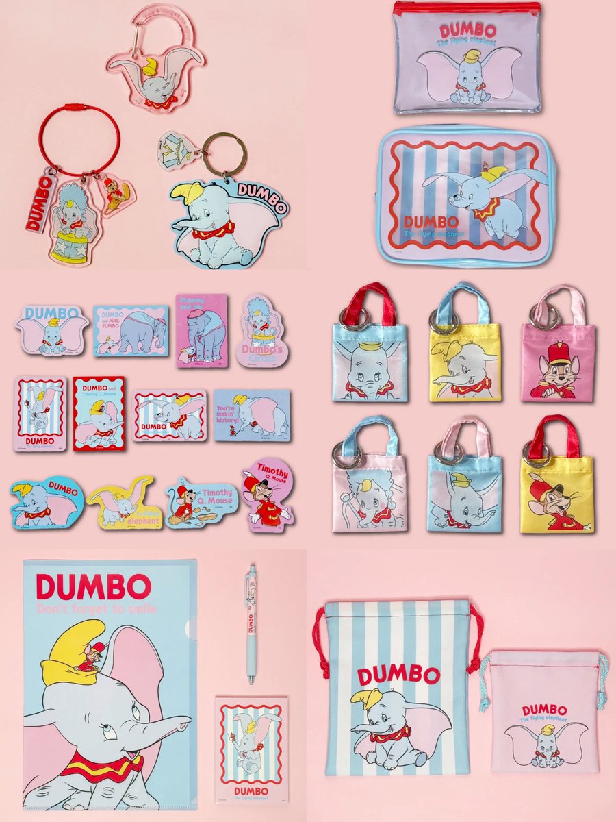 tdr_doria's tweet image. 【キャンドゥ】
4月23日より、『ダンボ』をモチーフにした夏らしいクリアな素材のミニトートやレジャーバッグ、ボールチェーン付ポーチなどのグッズが販売されます。

netshop.cando-web.co.jp/view/page/dumbo
#Disney