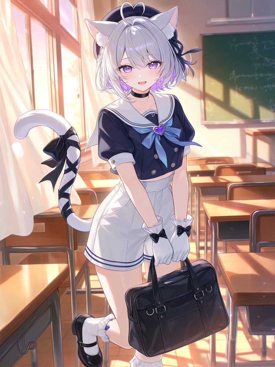 #MioAgent2　
Mio.2で生成したよ！　獣人子の青春ってこんな感じだろな

#PixAI