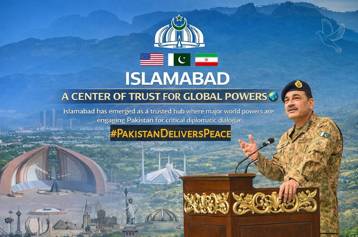 Pakistan is regaining its influence in global decision-making circles after years of limited engagement.
#FieldMarshalForPeace 
#PakCDFPeaceDiplomacy
#GlobalPeaceHub
#WorldSeesPakistan
#NewGlobalOrder
#امن_کی_جیت
#نیا_عالمی_نظام
#البحرين_بخير_دام_انتوا_اهلها