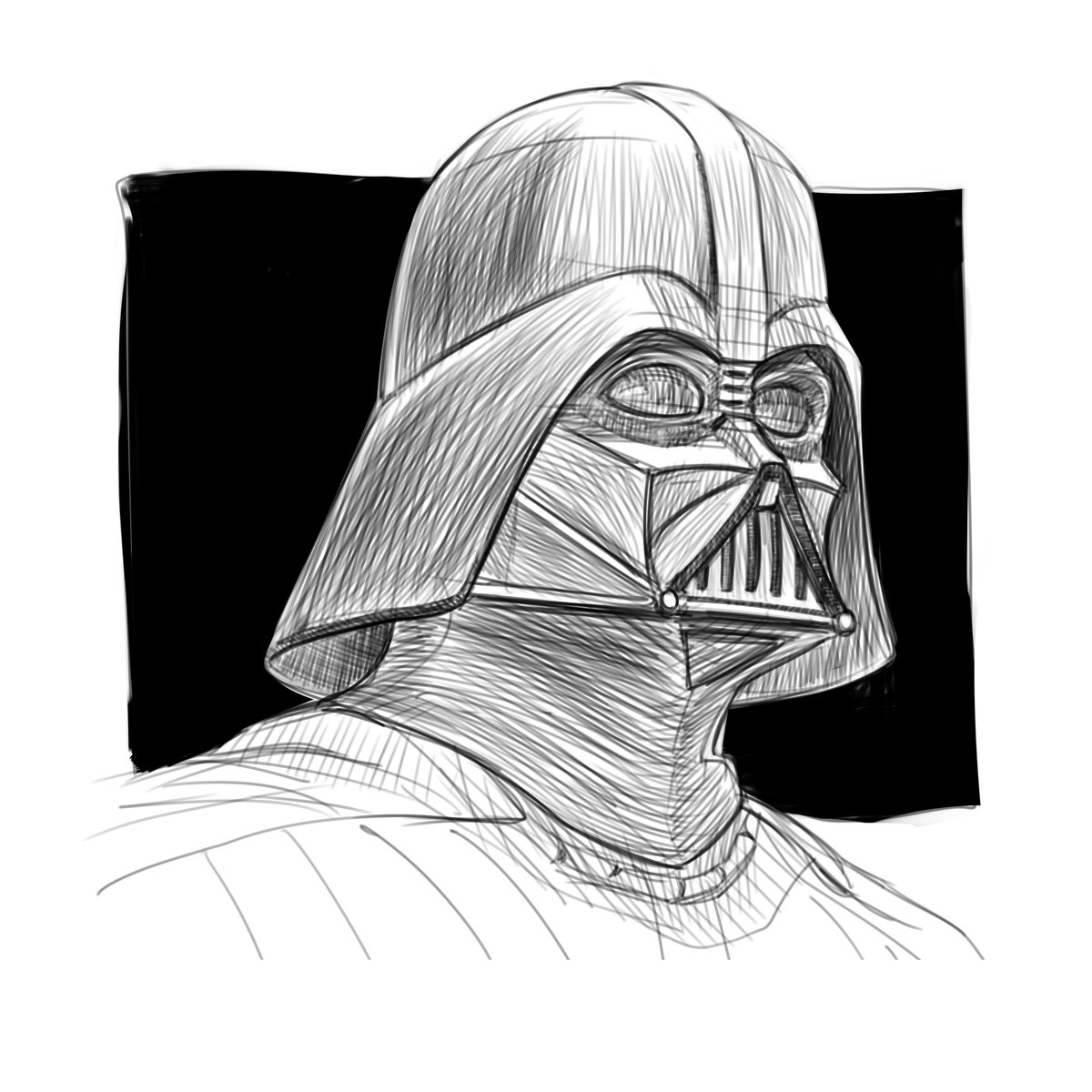 youknowamdraw's tweet image. Darth Vader fanart #starwars #fanart #portrait #darthvader