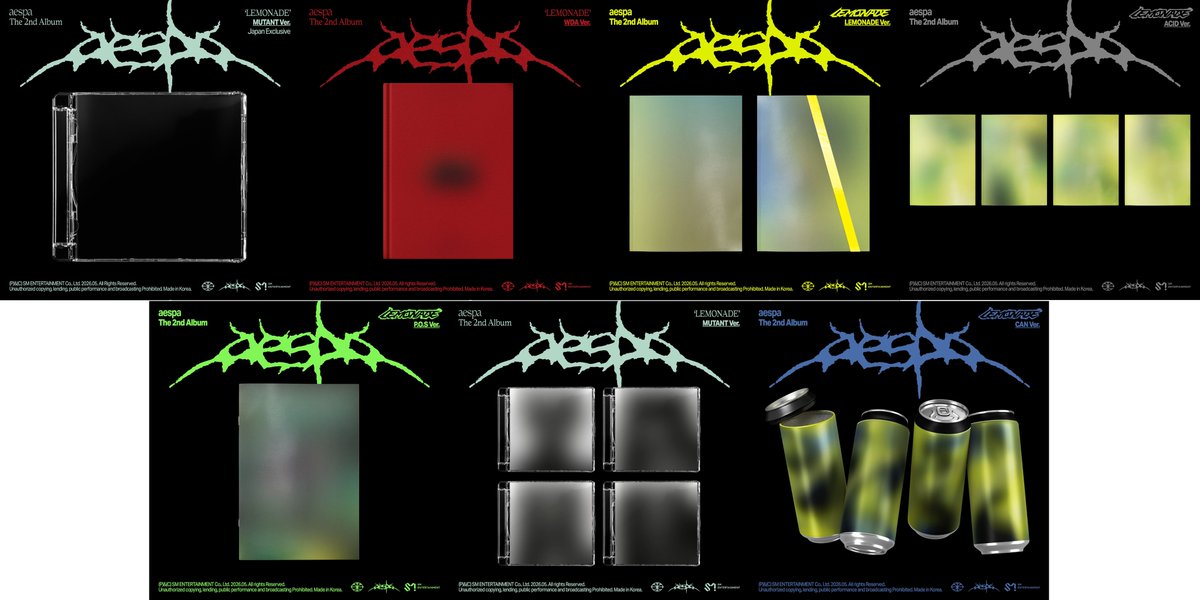 TOWER_KPop's tweet image. #aespa 
韓国2ndアルバム『#LEMONADE』が
限定特典付きで5月30日(土)発売決定🎉🎉

🎁タワレコ特典🎁
 タワーレコード限定トレカ(B ver.)(4種ランダム)

🎁先着特典🎁
応募シリアルコード

#MY のみなさまのご予約お待ちしております🫶❤️
🔗tower.jp/article/featur…

#에스파
#æspa 
#aespaLEMONADE
