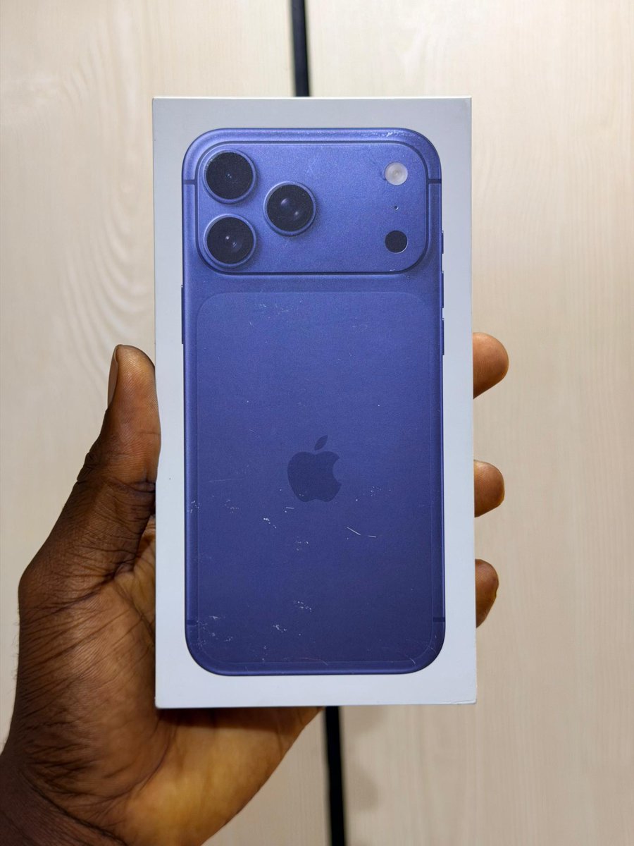 iPhone 17 pro max

512gb || Locked || Non active

🏷️: 1.450m