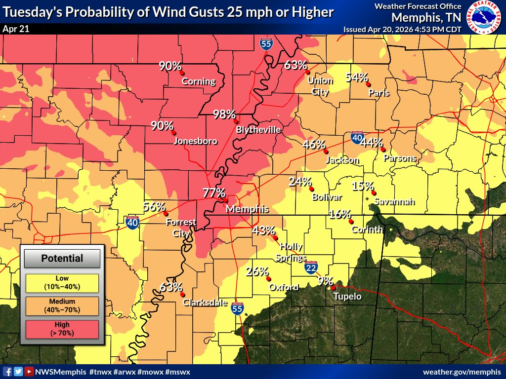 NWS Memphis tweet media
