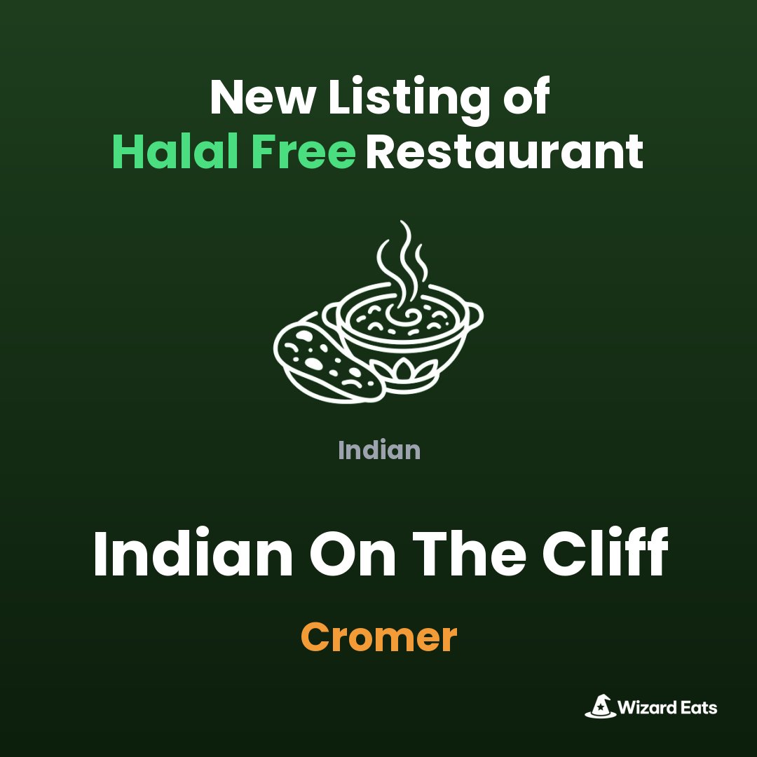 WizardEats's tweet image. wizardeats.com/?name=Indian+O…

#HalalFree #IndianFood #Cromer