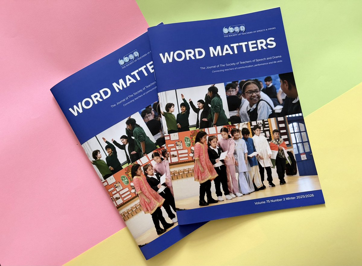 JohnGoodLtd's tweet photo. The happy collision of #ArtsEd &amp; performing arts makes for very interesting reading! 

We’re delighted to deliver The Society of Teachers of Speech and Drama’s journal; plus, our #JGmailing colleagues look after 📫

#JGartsandculture 🎭 #WordMatters #SpeechAndDrama #TheatreFamily https://t.co/B032JmZ6yJ