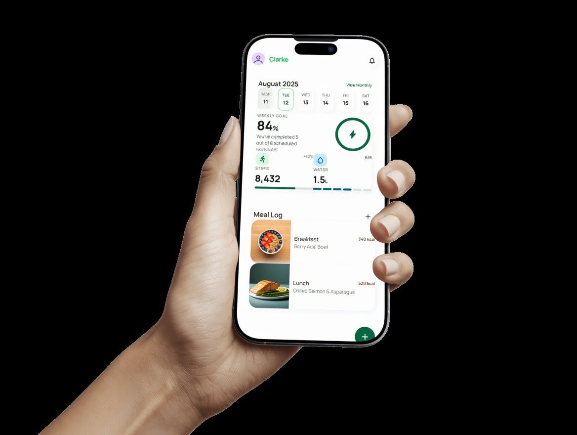 Big_Tobinian's tweet image. Just wrapped this clean fitness app dashboard 

Weekly stats at your fingertips:
Minimal cards, smooth visuals, and motivational vibes to help users crush their goals.
What’s your favorite fitness metric to track? Drop it below 👇
#UIDesign #FitnessApp #Figma #UX