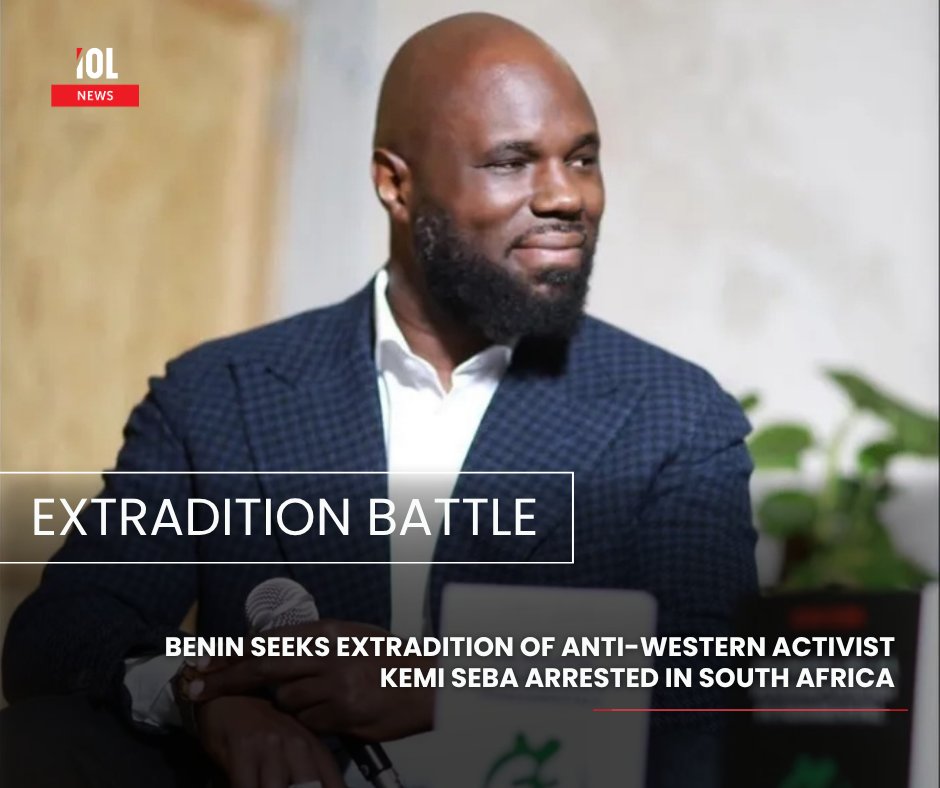 IOL's tweet photo. Benin's special prosecutor said Monday he was preparing an extradition request for prominent pan-African and anti-Western activist Kemi Seba, who was arrested last week by South African police in Pretoria.
#news #Benin #extradition #request #activist #KemiSeba #arrested #police #Pretoria
Read on https://t.co/8quEvamehZ