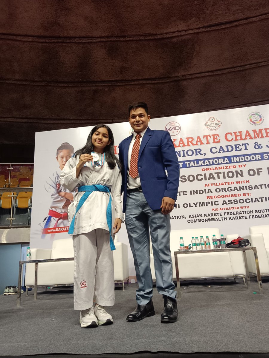 MittalShan50404's tweet photo. Delhi State Karate Championship 2026 🥋🥇 Ridhima Pal (12Y Sub Jr -35)
🥇 Aaradhya Negi (13Y Sub Jr -45)🏆 Both selected for Nationals (4–7 June, Dehradun)Proud moment for Skets Hope Centre 💪
Congrats champions! 🔥
 #Karate #Delhi #Champions https://t.co/yV4hkVgqhc