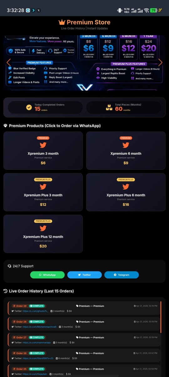 X premium zone tweet media