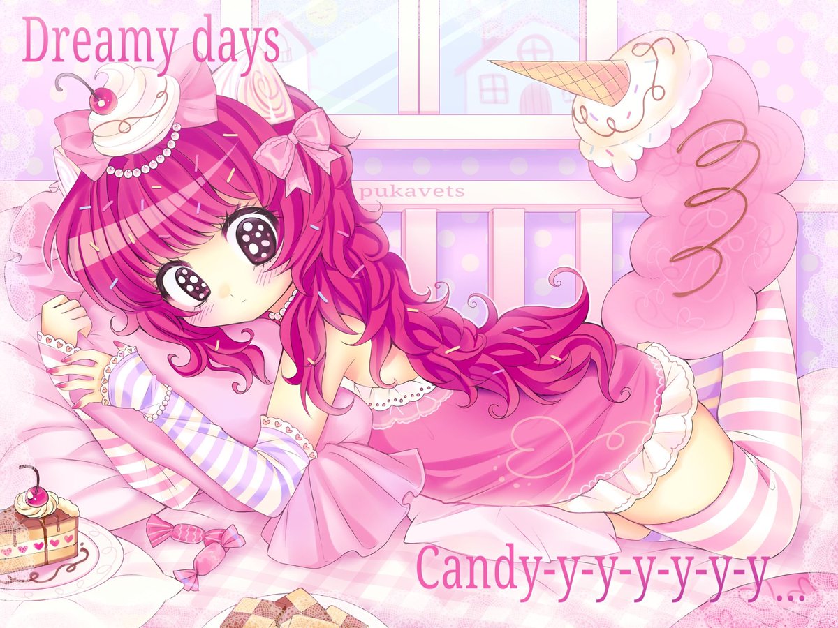 pukapukavec's tweet image. Candyyy...🍰
#art #moe #oc
