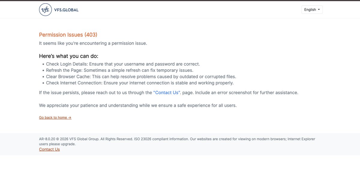 HighHiren's tweet photo. @vfsglobalcare @vfsglobalcare @VFSGlobal It’s unbelievable that a global visa service can’t handle something as basic as account creation.

OTP works, but the system keeps throwing “session invalid” errors across devices and networks.

This is seriously unacceptable. https://t.co/rJ3U79SQWC