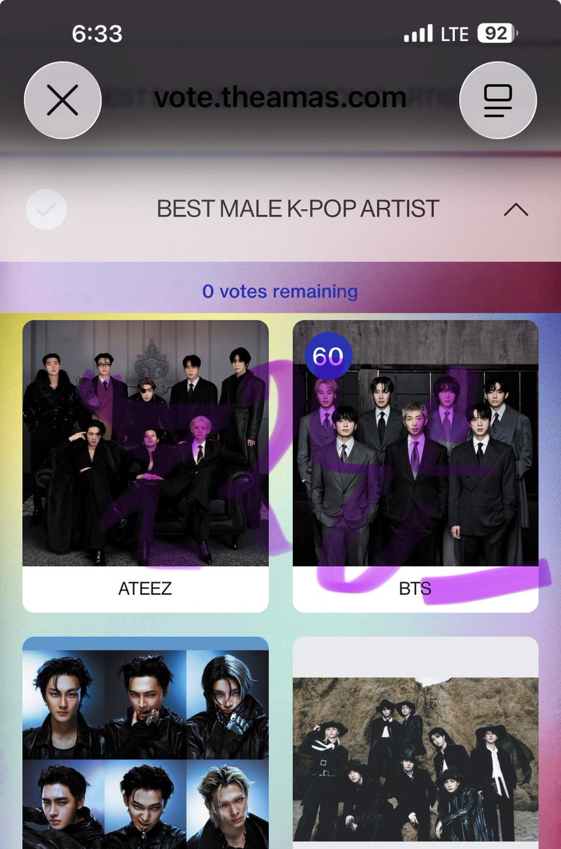 rojeenne's tweet photo. AMA 튭

https://t.co/HUbIjTWf0O

Artist Of The Year
Song Of The Summer
Best Male K-Pop Artist

오늘 더블 보팅의 날~ https://t.co/pigYVR6tjN