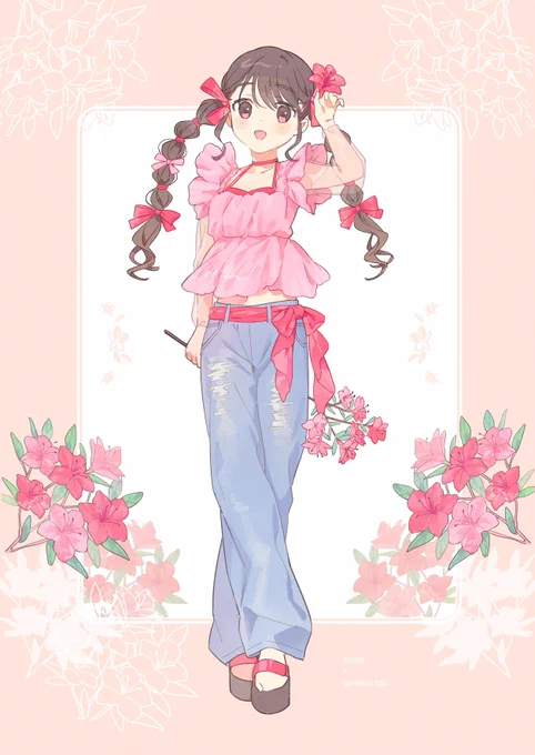 ツツジの服 #OC