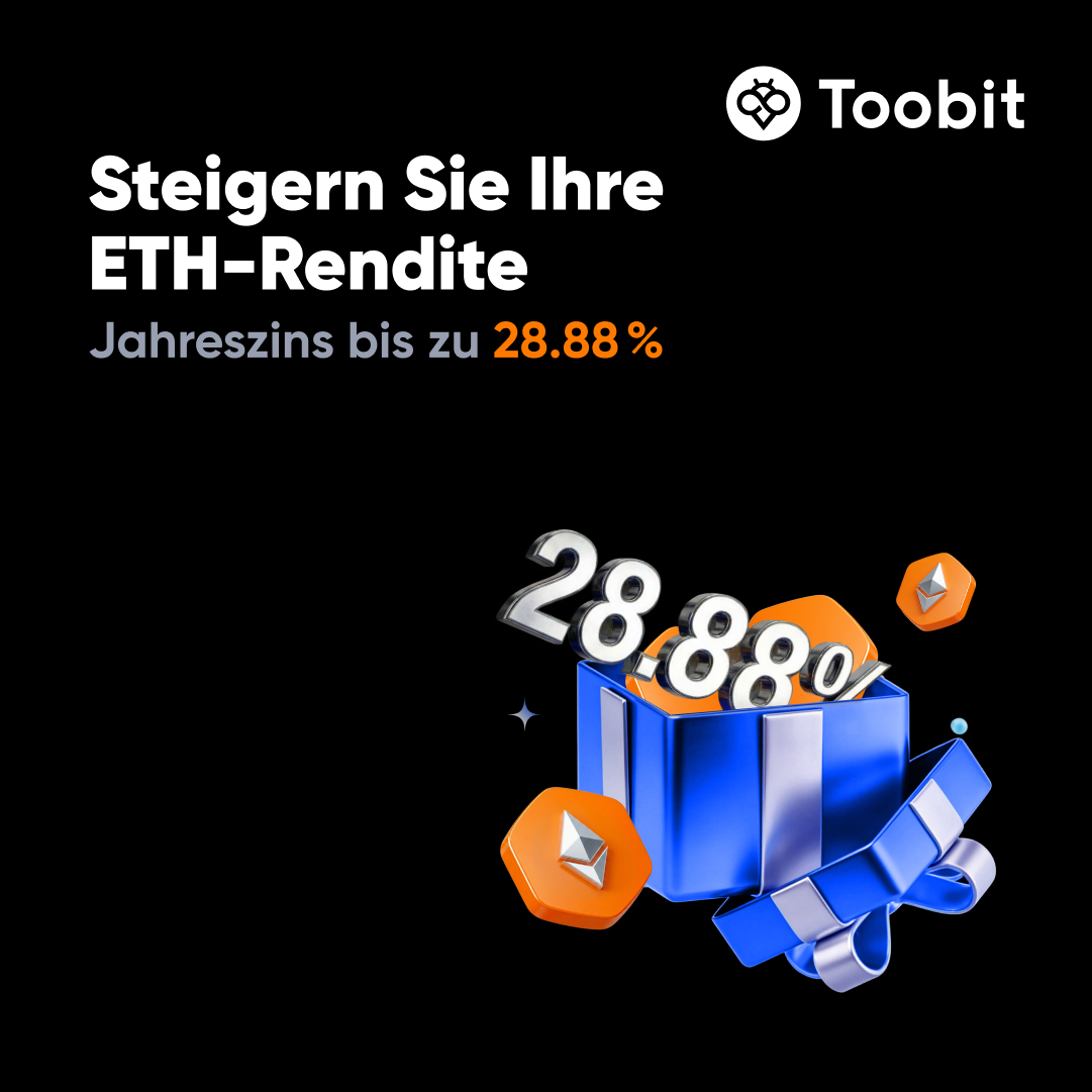 Toobit_DACH's tweet image. 🚨 Tuesday Exclusive – begrenzte Plätze!

Während andere nur halten, kannst du echte Rendite erzielen.

⏳ Plätze füllen sich schnell – verpasse deine Chance nicht.

👉 Sichere dir jetzt dein
#Ethereum
→ bit.ly/4cu38OP
#CryptoEarnings #DeFi #PassiveIncome #Toobit