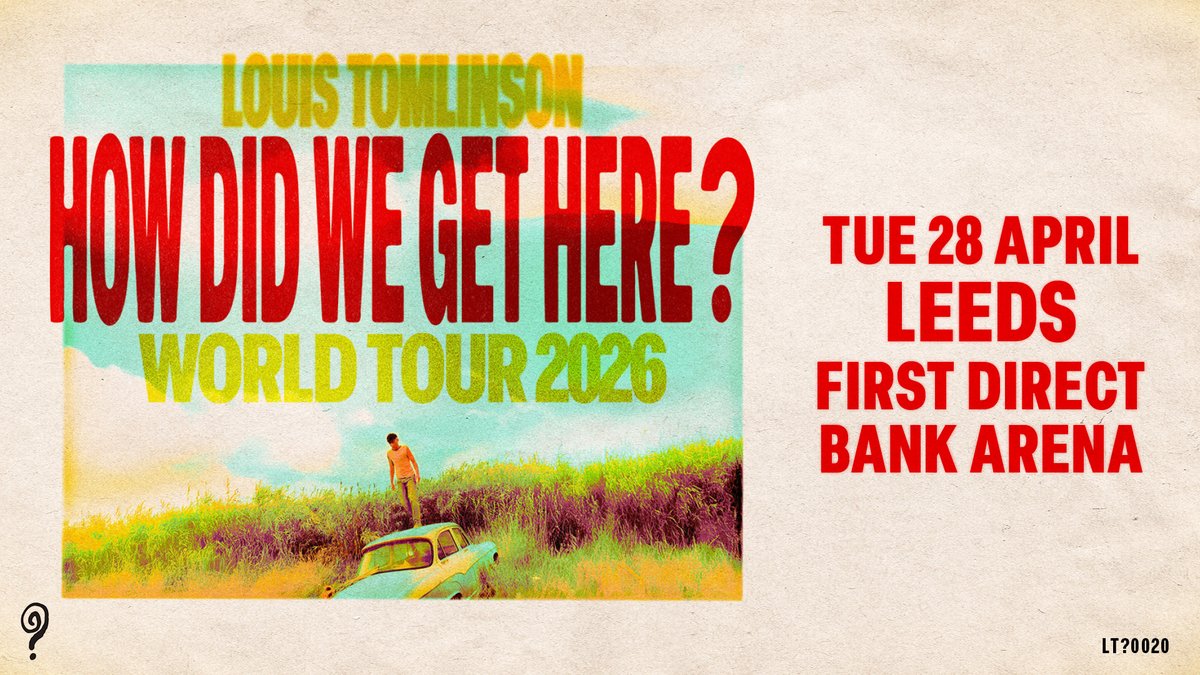 fdarena's tweet image. Counting down the days until @Louis_Tomlinson is back home in Yorkshire💛 

Are you coming along? If so, which song are you most excited to hear? 

📆Tuesday 28th April, '26
🎫Get your tickets now and don't miss out - bit.ly/49sqSD4

#louistomlinson #leeds #tour