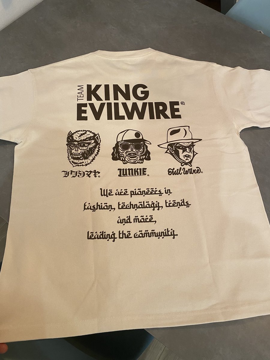 taku_fujikawa's tweet image. 届いたーー！！！🤤🤤🤤
めっちゃ可愛いサイコー
ユーヤさんありがとうございます😭😭
#evilwire