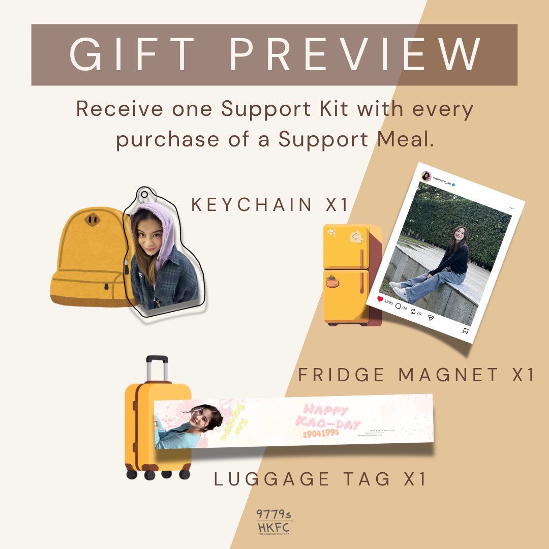 9779s_HKFC's tweet photo. 🎂 Happy Birthday to Kao Supassara! 🥳

To celebrate this special day, 9779s_HKFC has prepared a series of birthday support projects. We warmly invite all 9779s in Hong Kong to join us in sharing the love and joy! 💖

@Kaosupassara9 
#supassra_sp https://t.co/HWbBHh3865