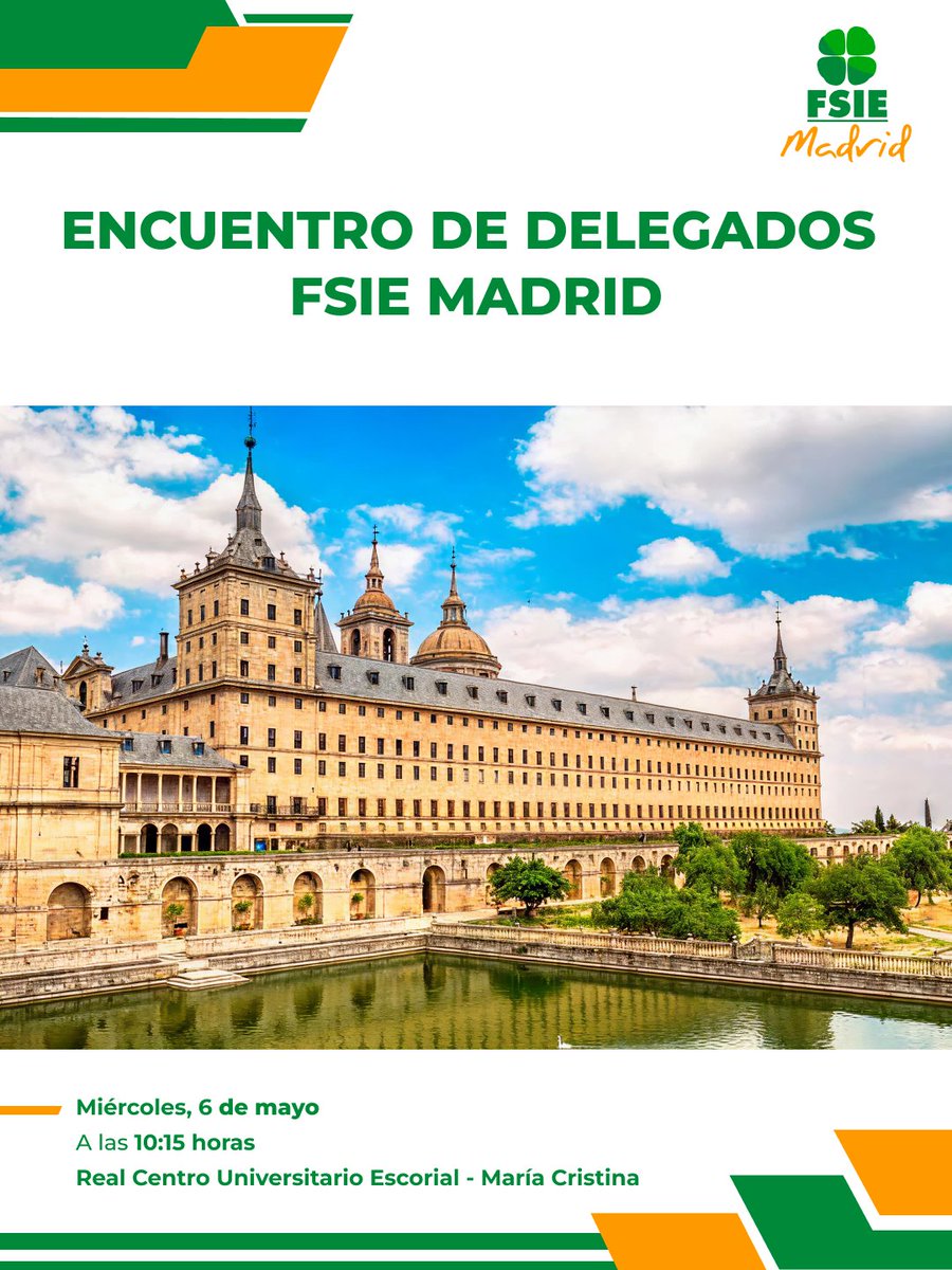 fsiemadrid's tweet photo. Te recordamos que el próximo 6 de mayo tenemos un encuentro de delegados #FSIEMadrid!

📌Apúntate antes del viernes 24 de abril ⤵️ https://t.co/Ib6ZOTqTm2