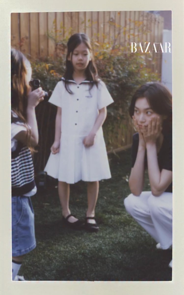 Auntie Doyeon with her nieces and nephews for the 2026 Marithé Kids Family Campaign 🤍🥹