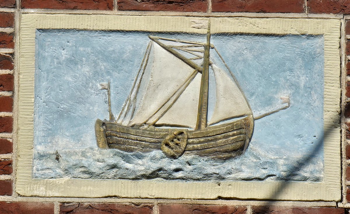 DejanVukos40959's tweet image. #Gevelsteen met zeilend scheepje, Lindengracht 86, #Amsterdam