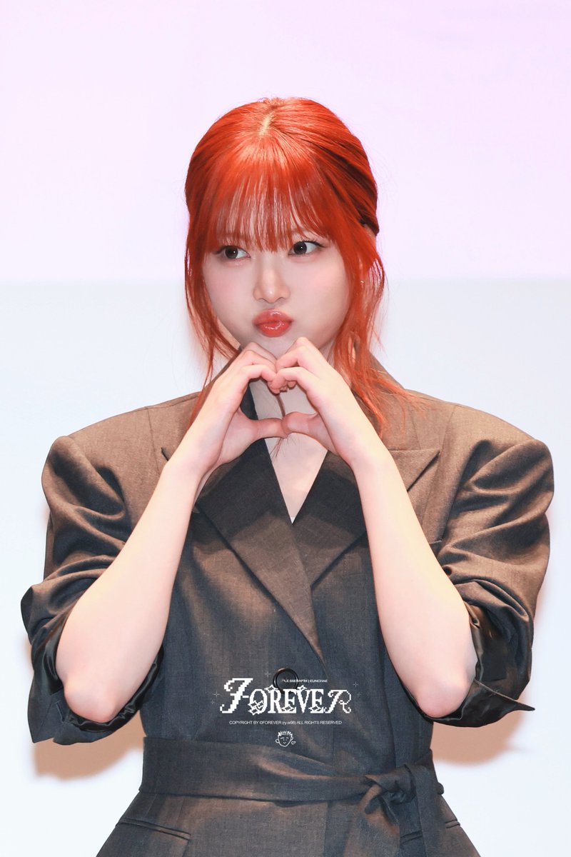 Forever_ec1110's tweet photo. 260421 ⋆｡‧˚ʚ🍊ɞ˚‧｡⋆

#홍은채 #HONGEUNCHAE #ウンチェ
#르세라핌 #LE_SSERAFIM https://t.co/Z0vw5xiPG9