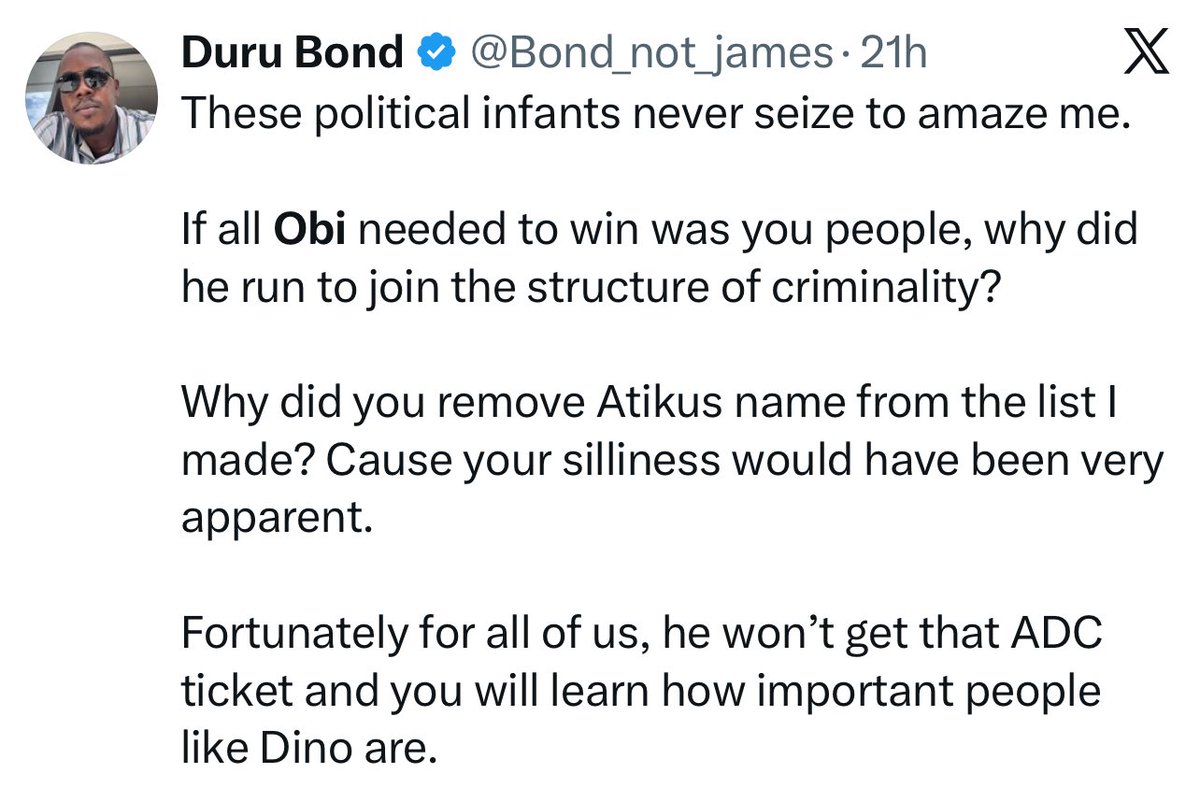 Duru Bond tweet media