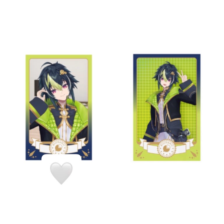 ch__dn's tweet photo. 〖 交換 〗にじさんじ　共通衣装3Dグッズvol.4 ランダムチェキ風カード　Aグループ

譲 : 画像参照
求 : 💡(🤍優先)

郵送のみ、複数での交換希望
お気軽にお声掛けください https://t.co/GXrNWYDIVs