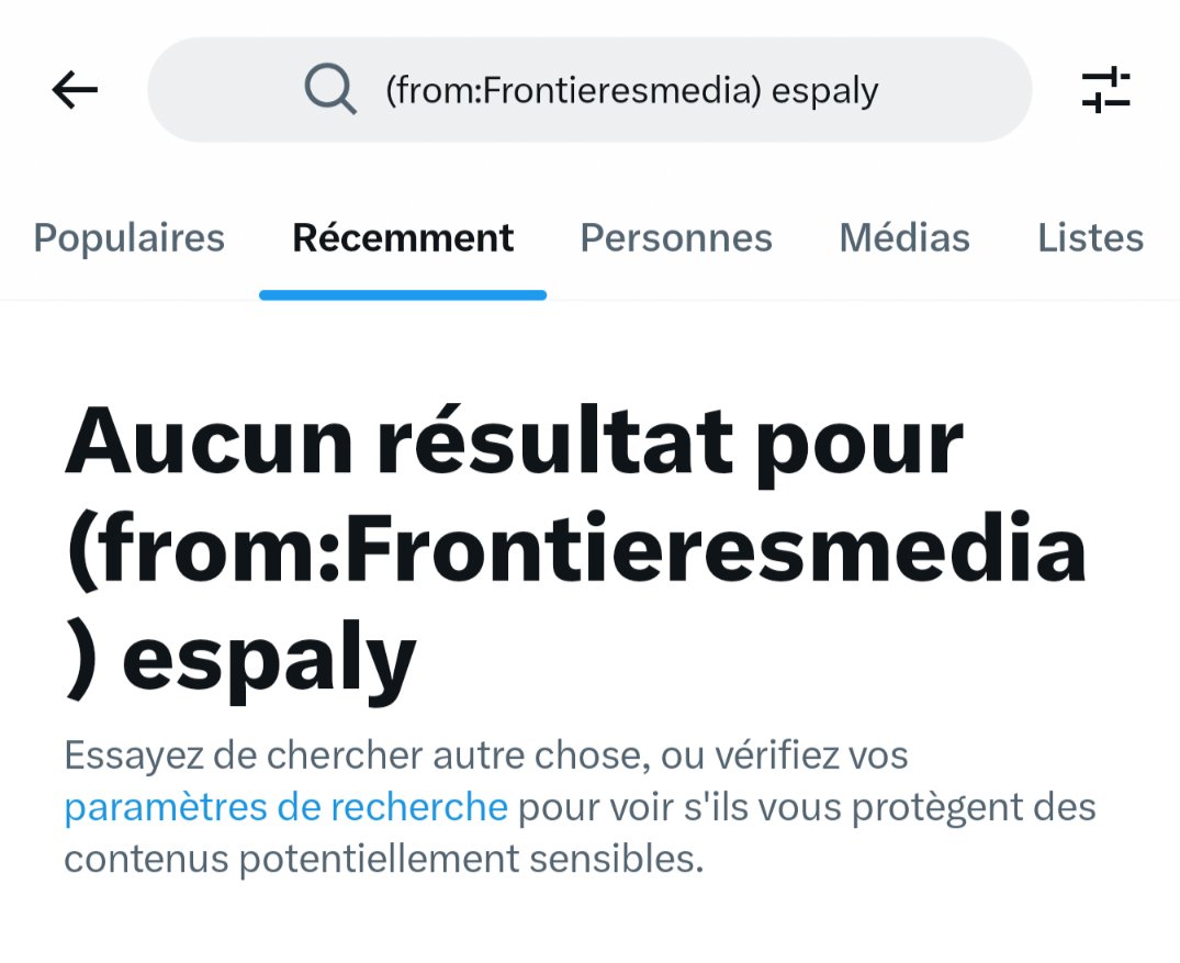 C'est marrant, je ne trouve aucune trace de ce fait divers chez Frontières ou CNews...
Je me demande bien pourquoi.
Oui, je me demande.