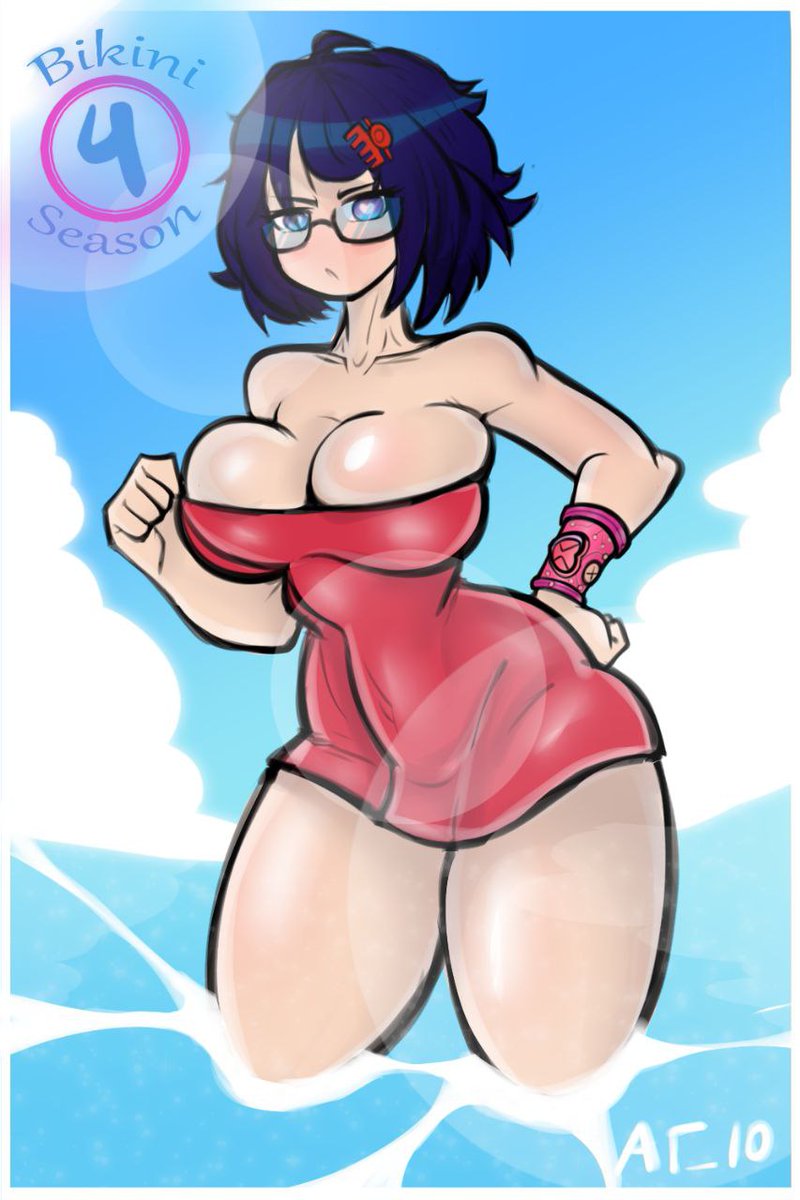 theGlitch_Art's tweet photo. Mila - Mita Omnitrix bikini
#miside #ben10 #ben_10 https://t.co/NCKra76yAC