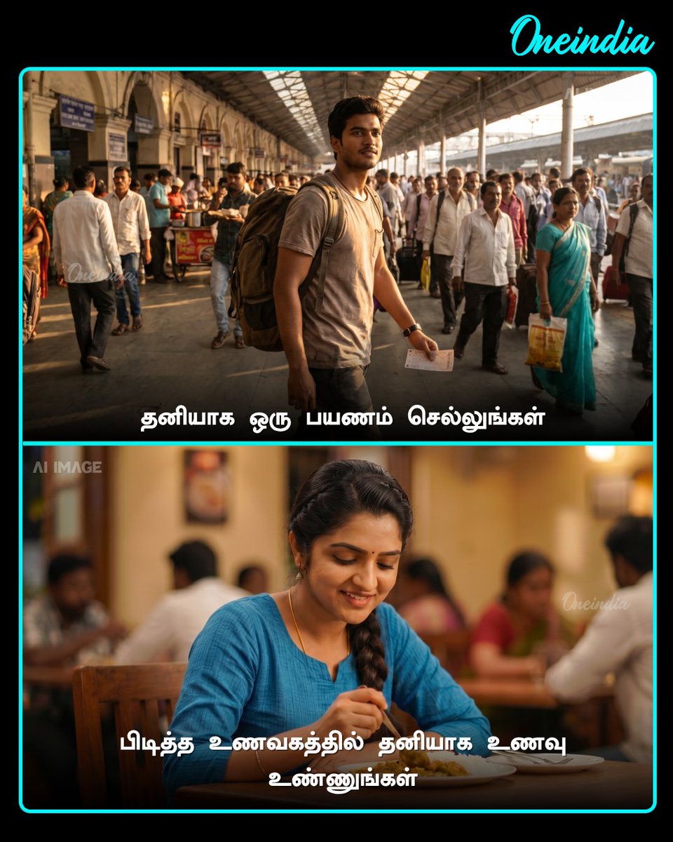 thatsTamil's tweet image. தனிமையில் ஒருமுறை செய்ய வேண்டிய 10 விஷயங்கள்

#Alone #LifeLesson #Offbeat #Oneindia #OITamil