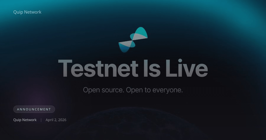 andrewtalksdefi's tweet photo. Quip Network is starting to feel more real now because it’s no longer just talk; it’s already live and being tested.

Their public testnet is active, and over 13,000+ people are already using it.

Instead of only saying quantum security, they’re actually building a working system that mixes Quantum, CPU, and GPU computing power.

@quipnetwork is already running:
- Post-quantum smart accounts that are already usable
- Active nodes that handle tasks and verification
- $QUIP rewards based on real network usage

If the mainnet and token launch happen around Q2 2026, this early testing phase could be important for understanding how the project grows later.