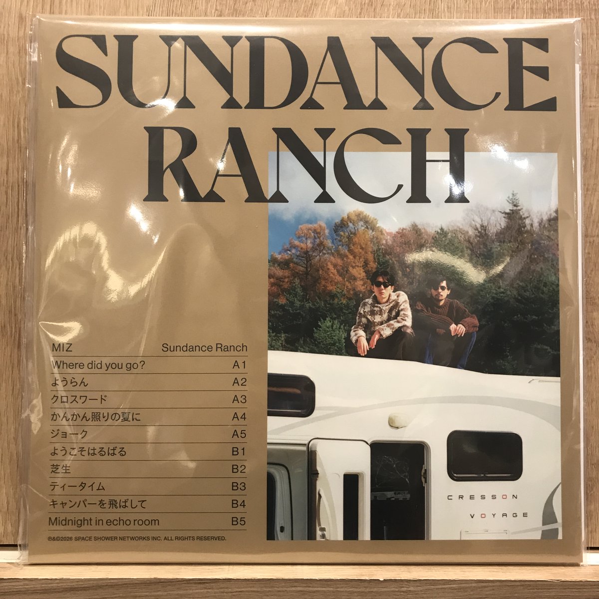 激レア!新品!MIZ『Sundance Ranch』アナログ レコード 新譜入荷】 玉置周啓と加藤成順によるユニットMIZの1stアルバムが