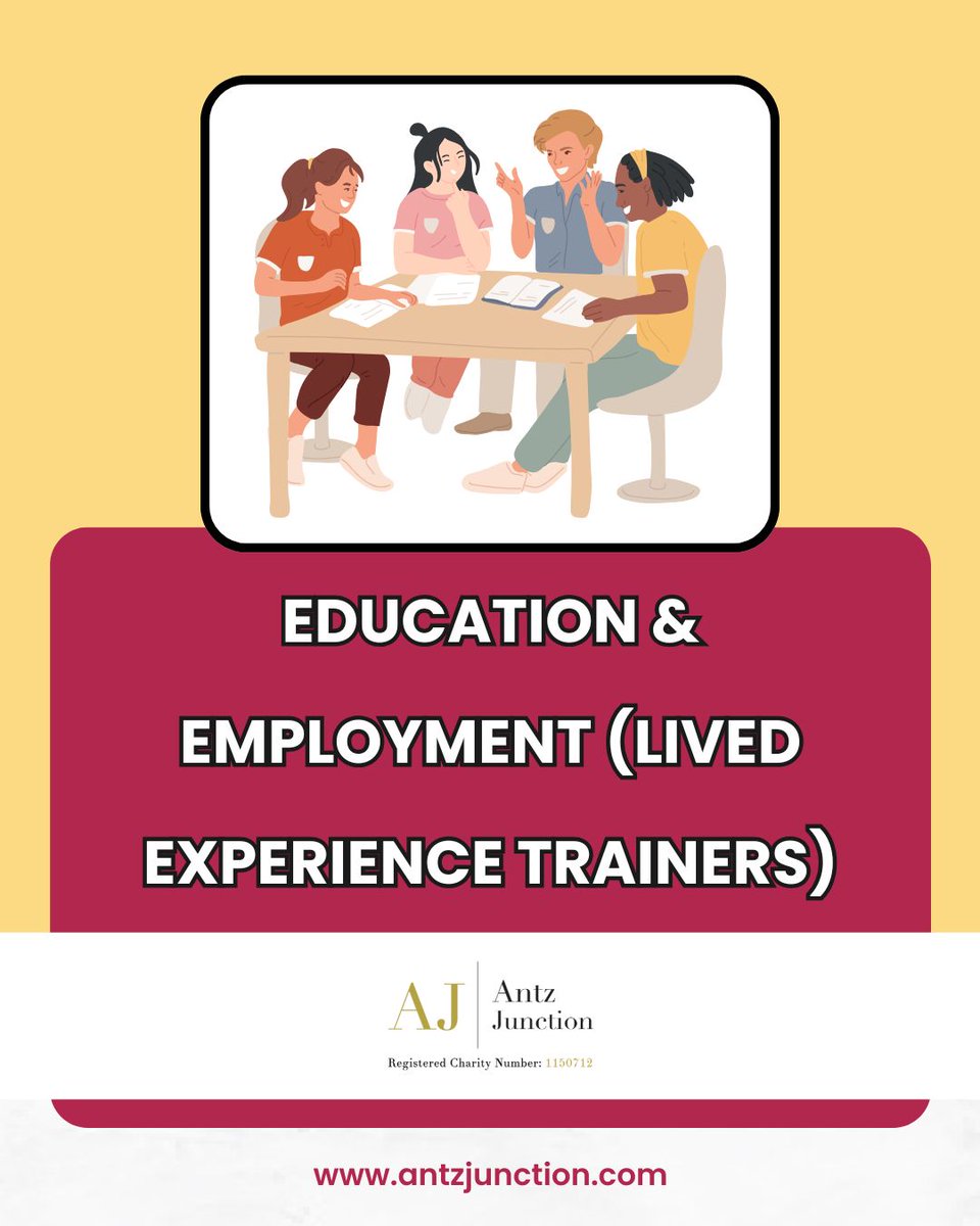 Antz_Junction's tweet image. #DidYouKnow?

We create #JobOpportunities for individuals with #LivedExperience of the justice system, providing them with paid training roles.

To #FindOutMore and #GetInvolved email info@antzjunction.com now.

#SocialImpact #JobCreation #CommunityImpact #WorkforceDevelopment